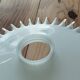 Vintage opaline lampshade (flat scalloped shape)