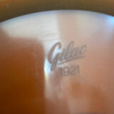 1970s Gilac smoked plastic mirror