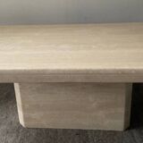 70s Travertine Coffee Table