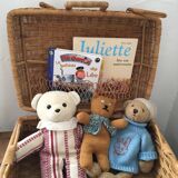 Wicker suitcase