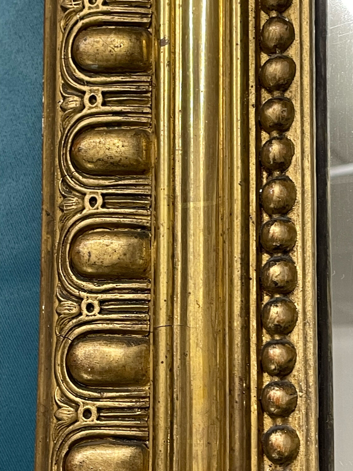 Late nineteenth mirror 146x106cm