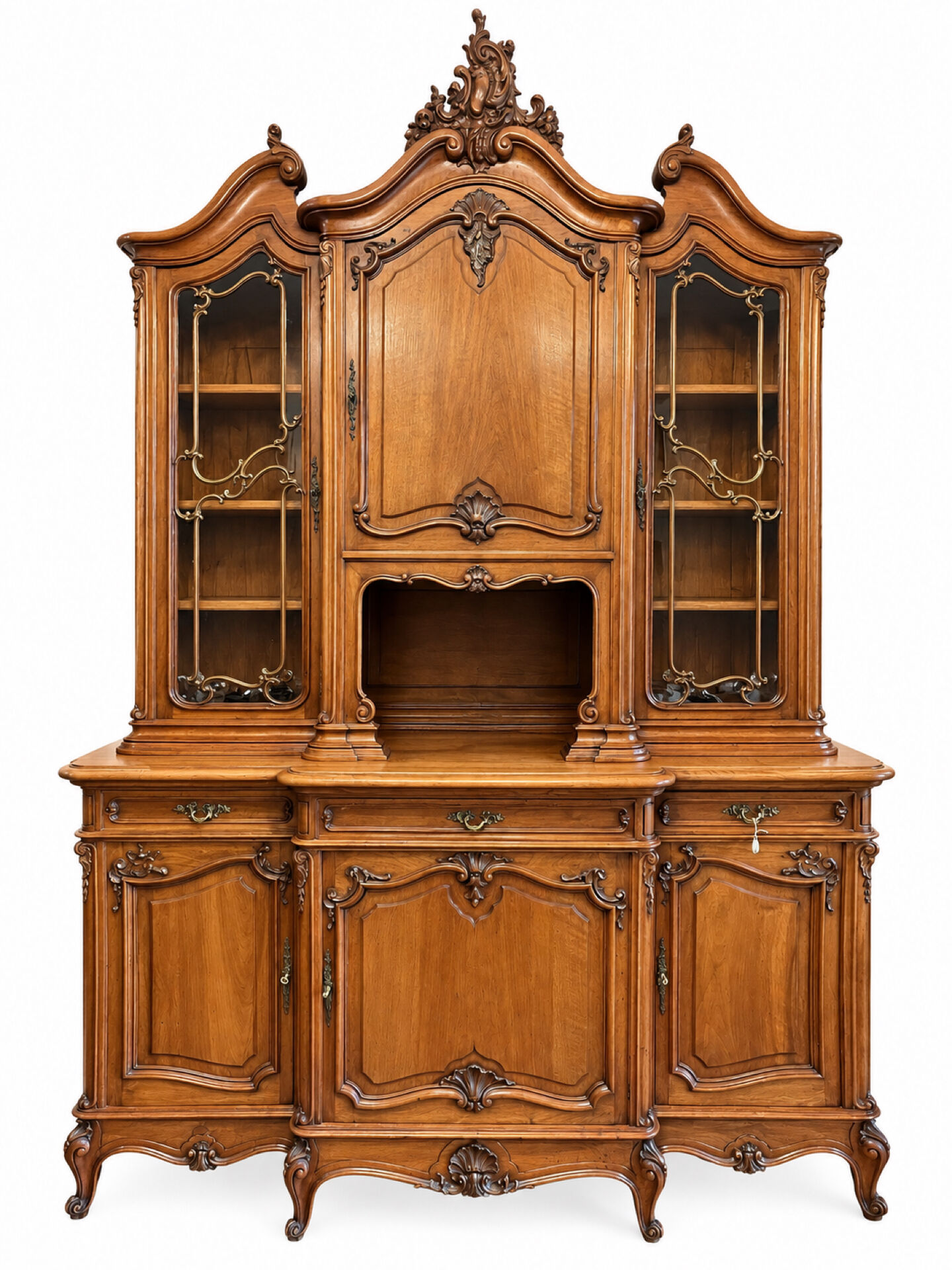 Buffet Noyer de style Louis XV