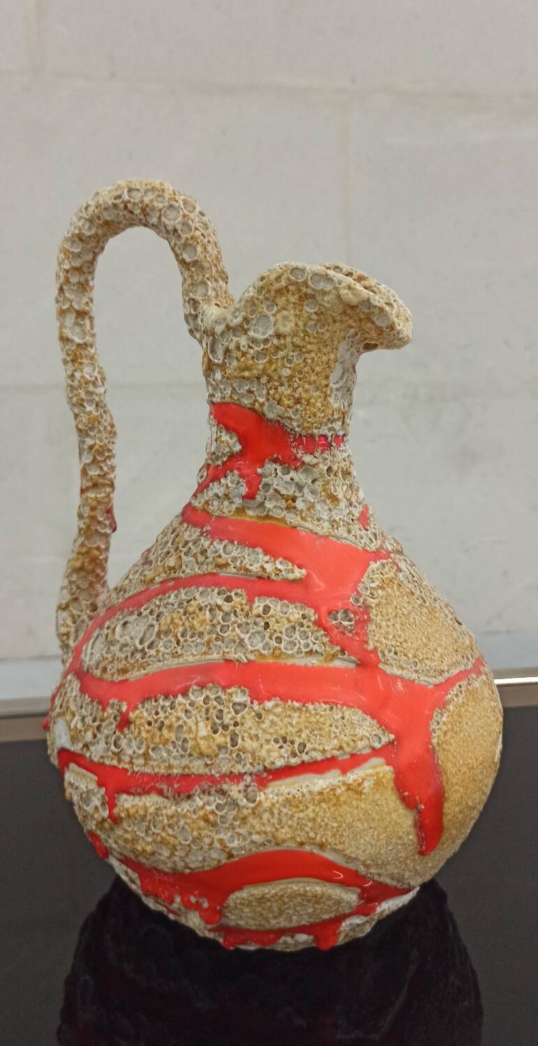 Ceramic vase from Vallauris, 70's