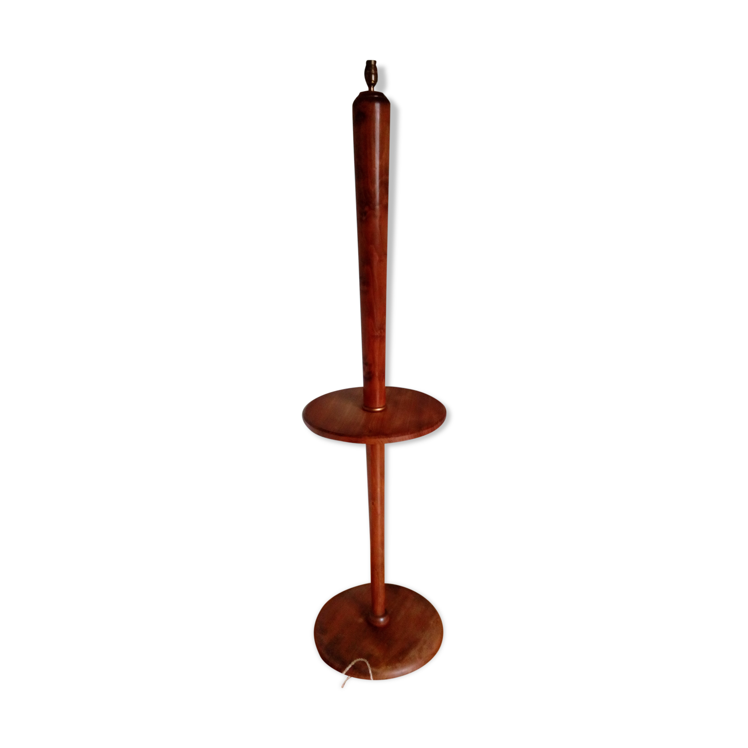 Art Deco lamppost with tablet, wooden