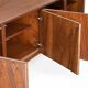 Large walnut sideboard – Restored vintage Scandinavian buffet