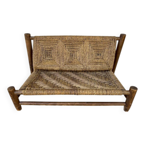 Banquette en bois et