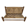 Wooden and rope bench from the 1950s,  Vibo