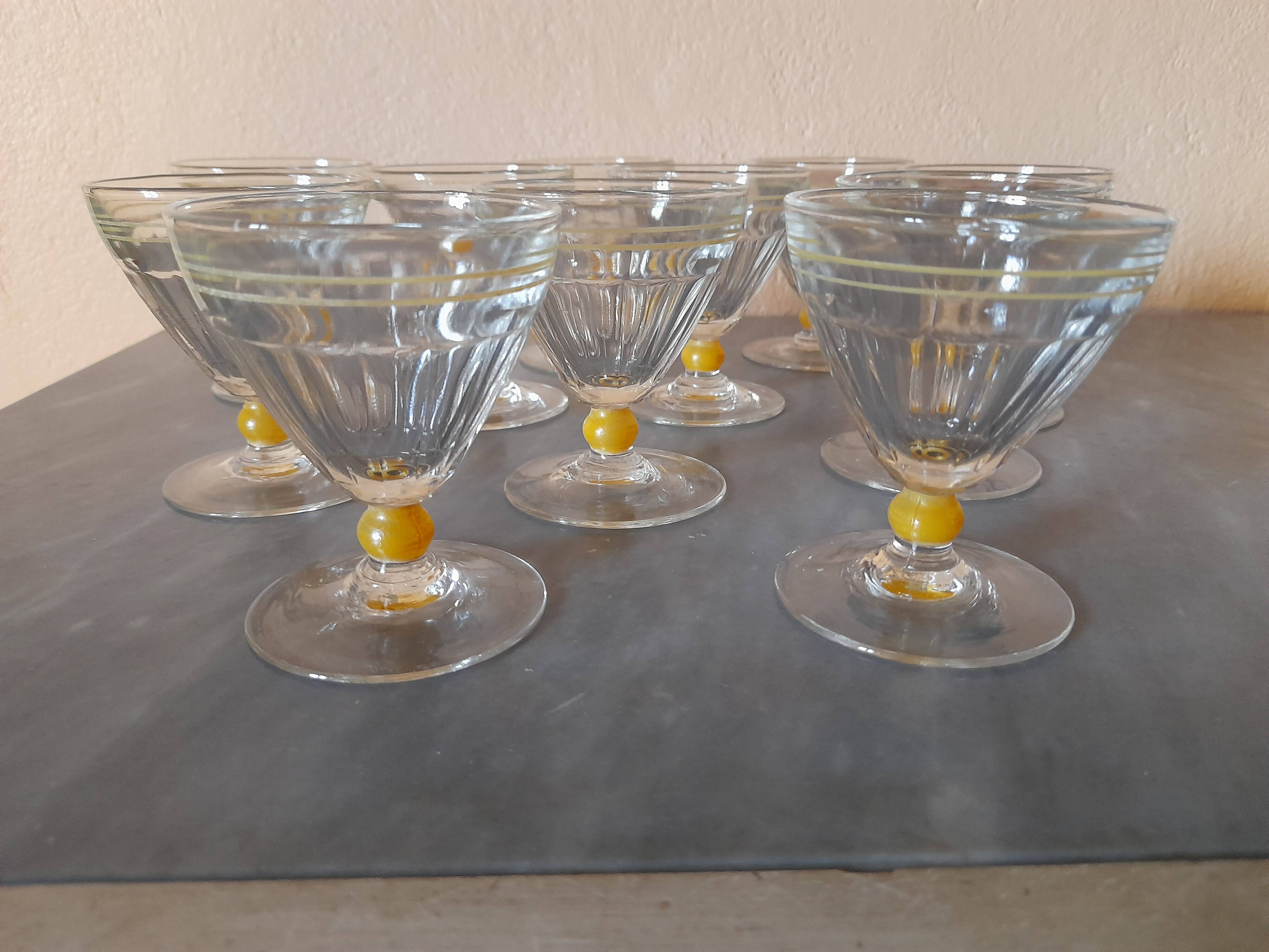 Art Deco wine glasses