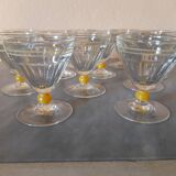 Art Deco wine glasses