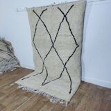 Handcrafted moroccan berber rug 243 x 143 cm