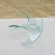 Propeller glass coffee table