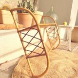 Vintage rattan shelf "Gabriella"