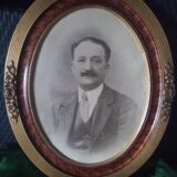 Old oval portrait