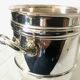 Silver metal ice bucket from Christofle House
