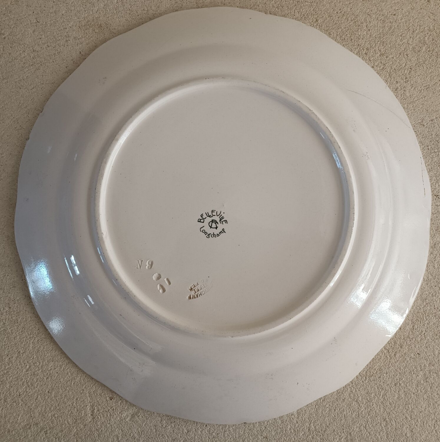 Round iron earth dish Longchamp Belleville