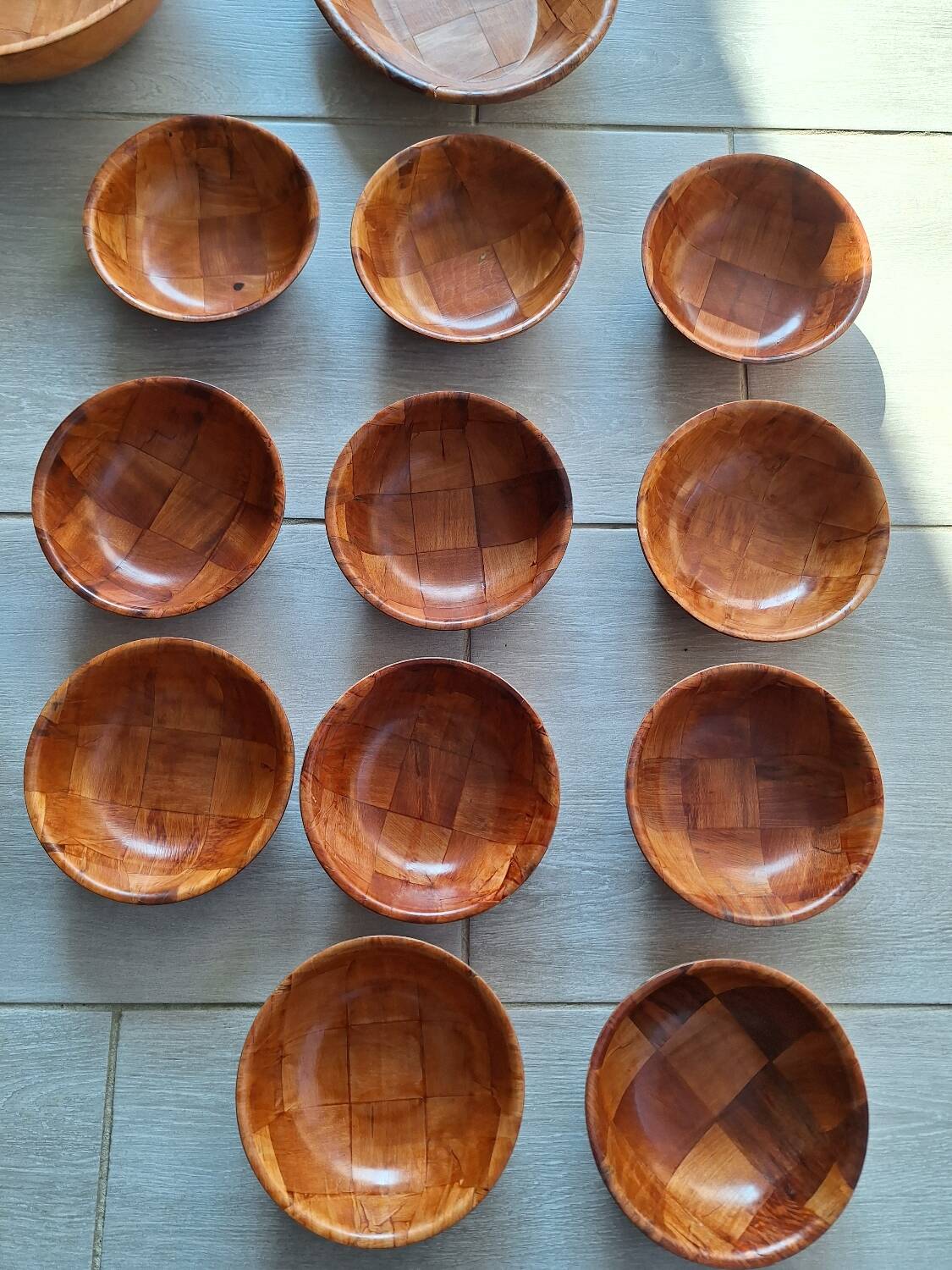 Service vintage en bois
