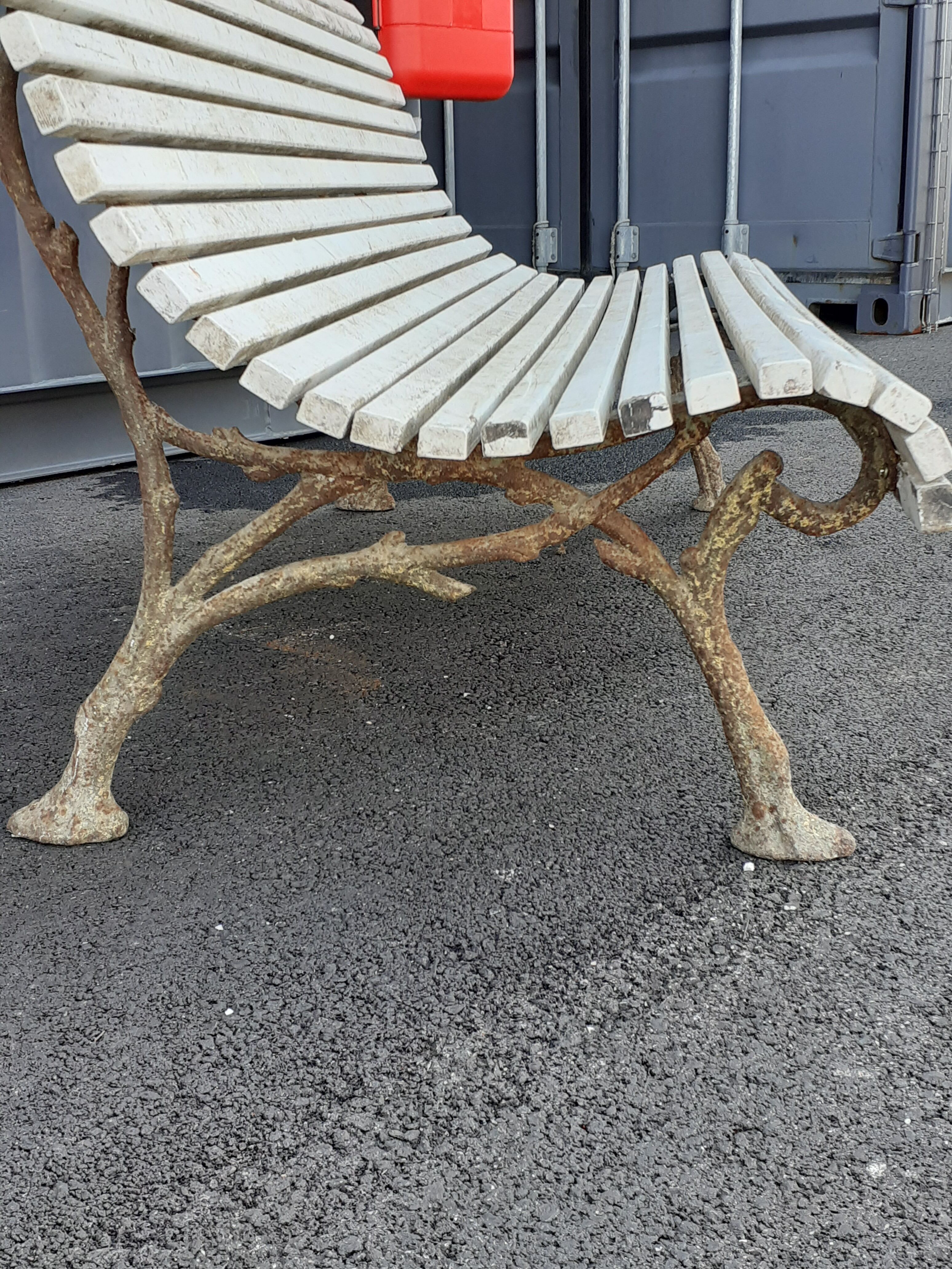 Banc de jardin avec pieds en  fonte