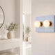 Apply 2 cement tile lights.