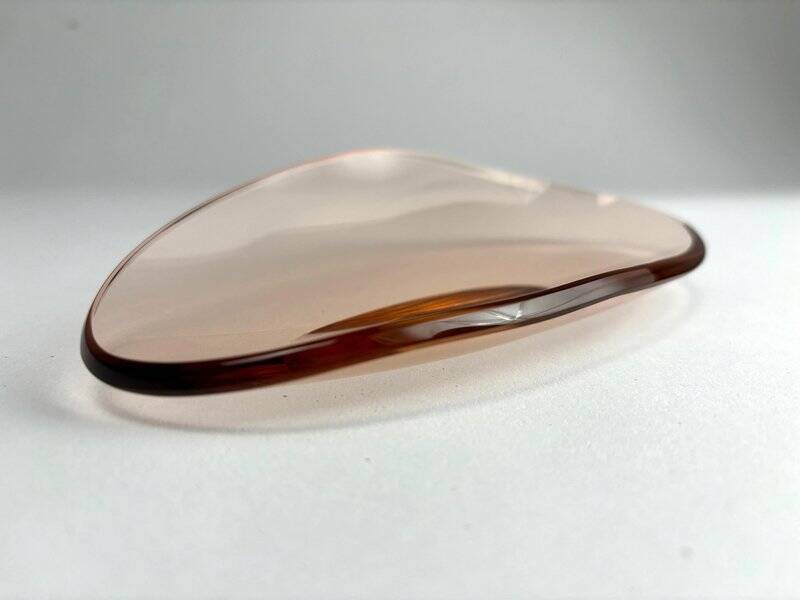 Mid-Century Cut Glass Ashtray attributed to Max Ingrand for Fontana Arte, Italy, 1950s