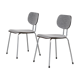 Pair of “CT2” dining chairs by Willy van der Meeren for Tubax, Belgium 1950
