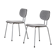 Pair of “CT2” dining chairs by Willy van der Meeren for Tubax, Belgium 1950