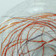 loetz klostermühle art deco glass VASE or bowl 1930s orange red purple white