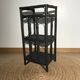 Rattan shelf, sofa end, vintage bedside table