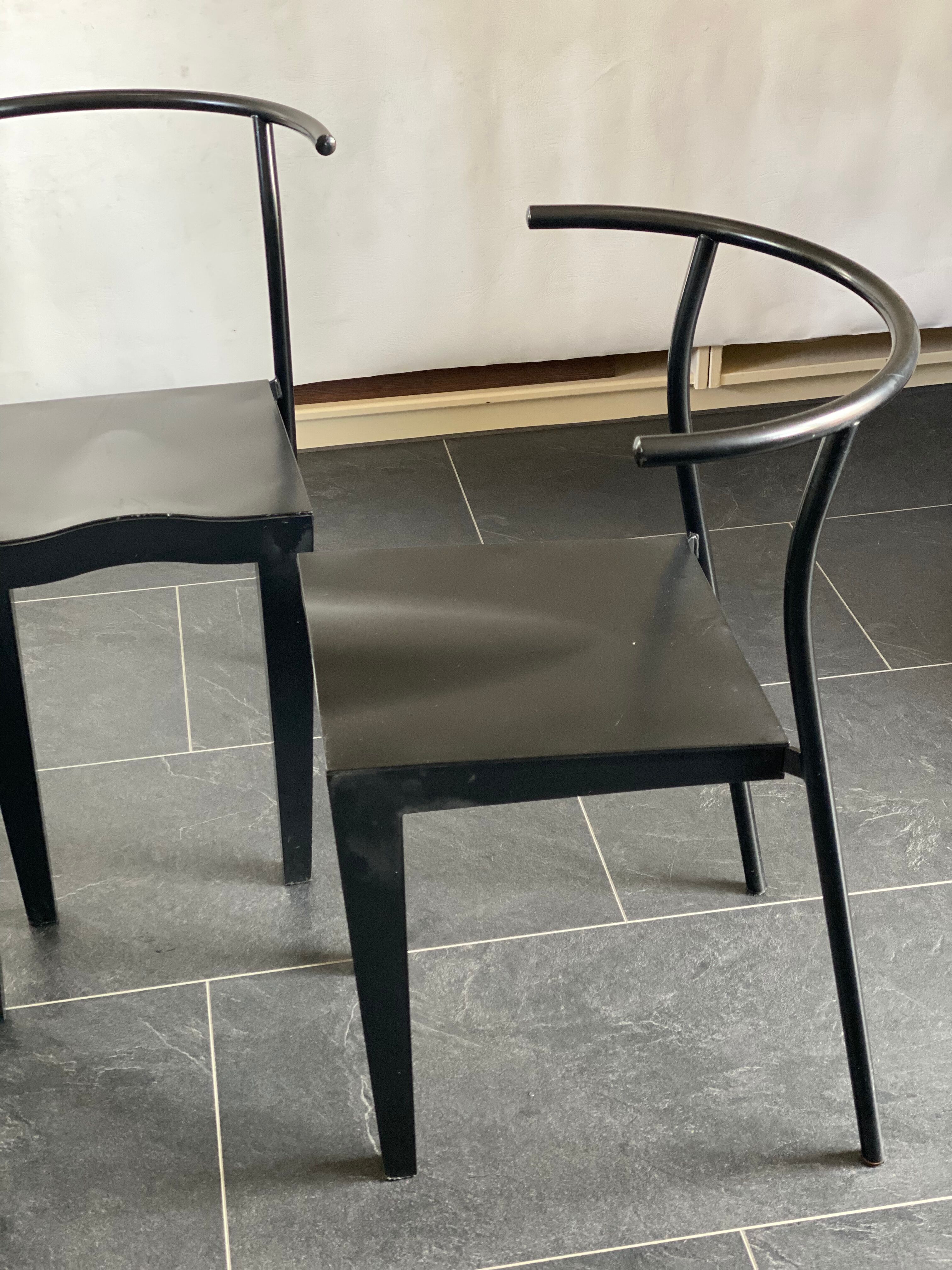 Trio of Philippe Starck Dr. Glob Chairs