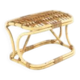 Rattan Footstool - mid century modern - japandi