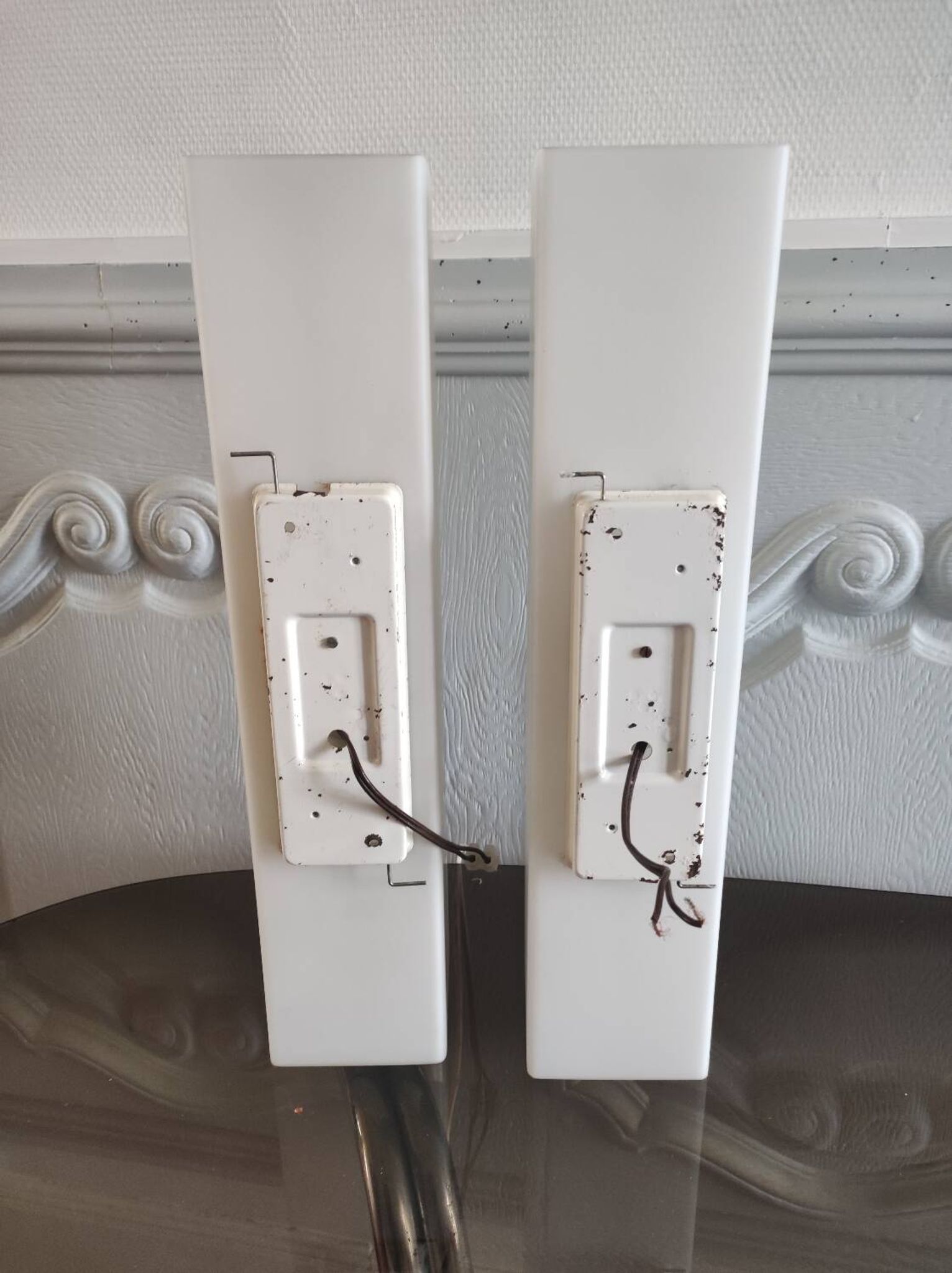 Pair of Staff Leuchten wall lights from the 1960s.