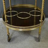 Brass Rolling Serving Cart - 1960