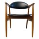 Vintage danish design cow horn chair mahjongg midcentury 1960s
