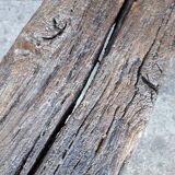 Massive wooden bench