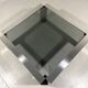 Chrome plated & smoked glass low coffee table 1960’s