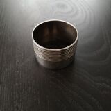 Rond de serviette métal argente