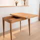 Table portefeuille pieds compas