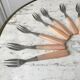 Set of 12 dessert forks in Bakelite 60s-70s