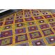 1970s Vintage Turkish Oushak Handmade Wool Cotton Yellow Area Rug 179x237