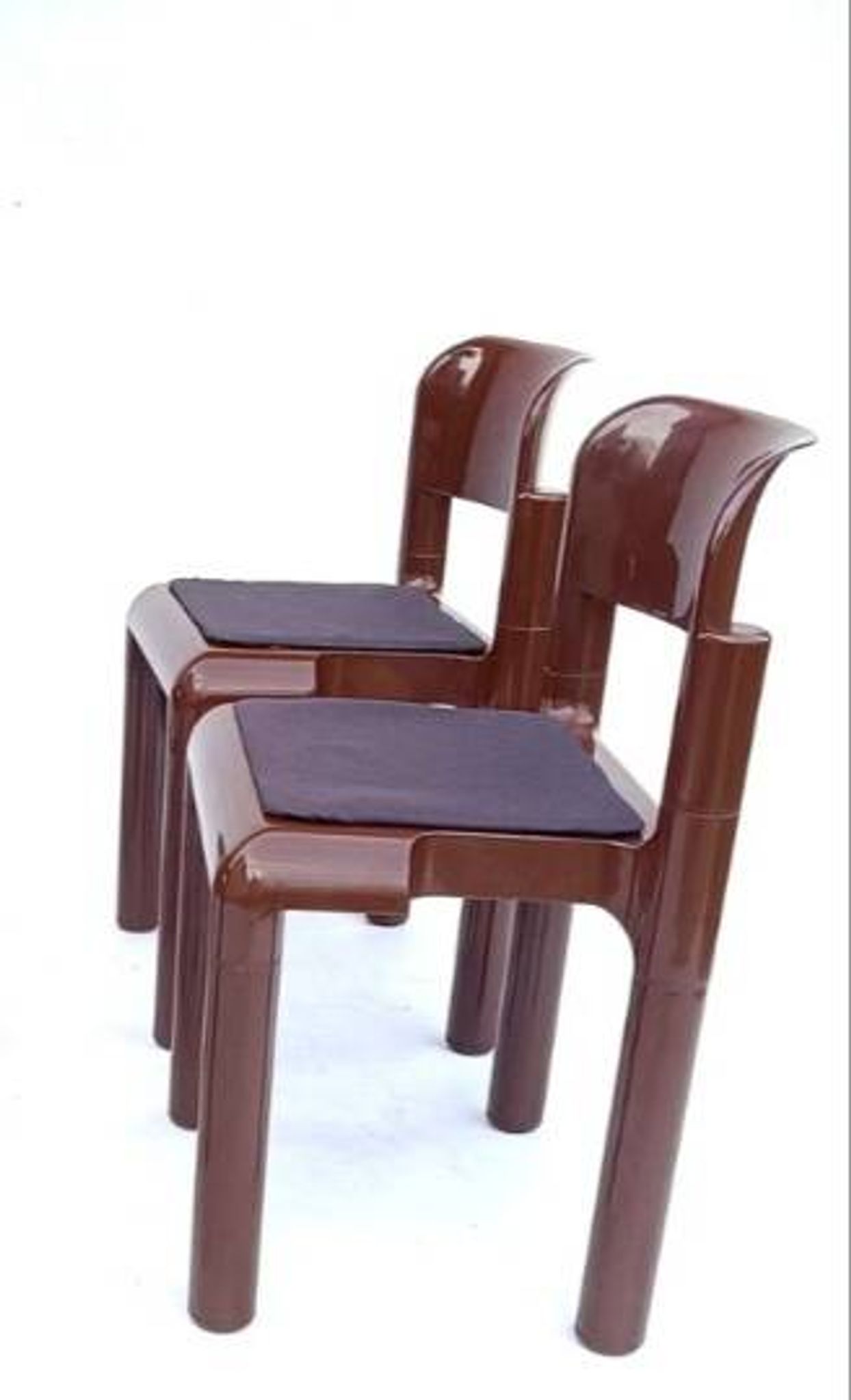 2 chairs by Eero Aarnio for UPO Furniture, Finland.