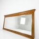 Miroir XXL biseauté en chêne, 210cm de L