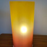 Vintage frosted glass cocktail lamp