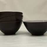 Maredsous ceramic pitcher and bowls