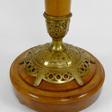 Art Nouveau cherry floor lamp by Paul Follot, circa 1920