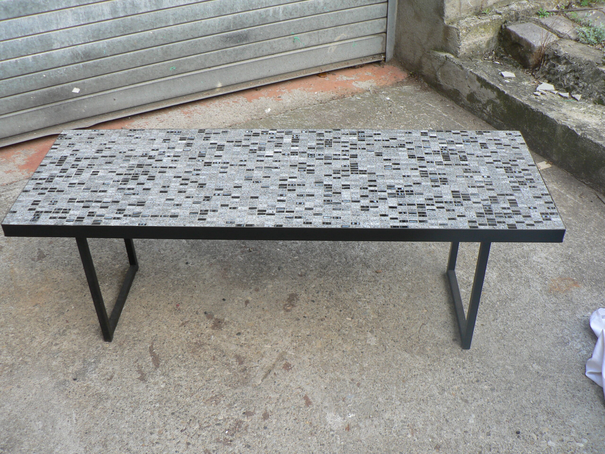 Grande table basse céramique 1960