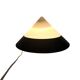 Memphis Milano style - 'Cone' - ceiling light - glass - metal - 80s