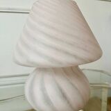 Pair of Murano glass mushroom lamps, 1970