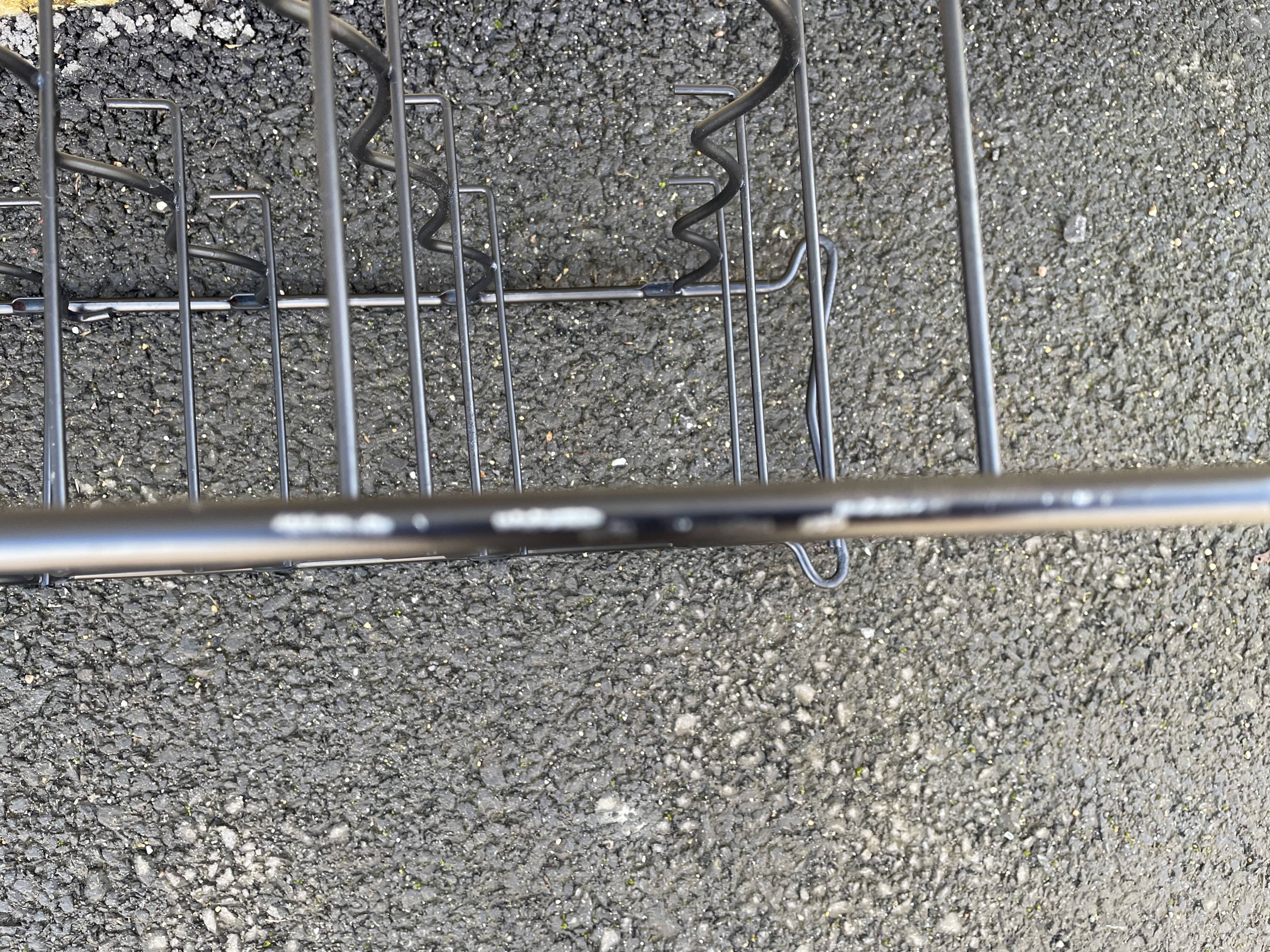 Vintage black bottle holder