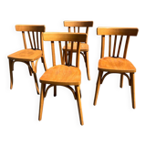 Set of four bistro chairs