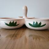 Hand-painted ceramic aperitif plate – Poteries du Marais