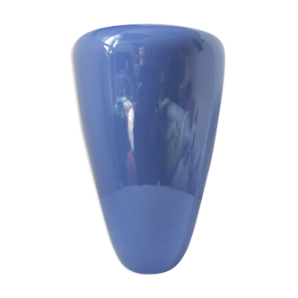 Lavender blue ceramic vase